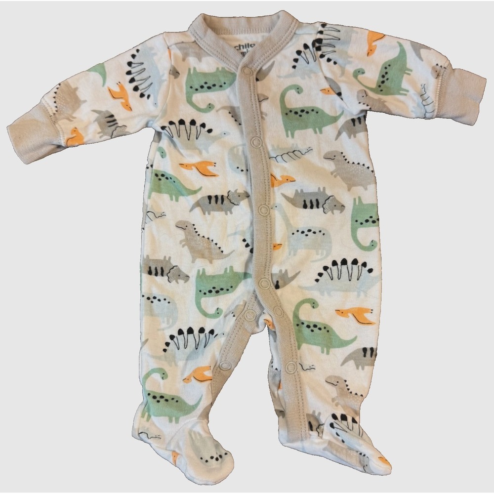 Carters Preemie Baby Boy Sleeper Dinosaur Outfit Romper Footie One Piece Snapa